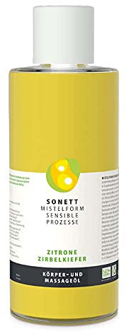 SONETT MISTELFORM SENSIBLE PROZESSE Körper- und Massageöl, Zitrone-Zirbelkiefer, 485 ml