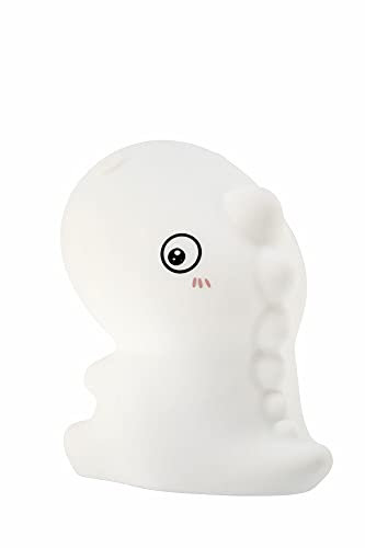 Pauleen 48236 Night Dino Nachtlicht für Kinder mit Akku LED Kinderzimmerlampe mit Farbwechsel aus BPA-freiem Silikon
