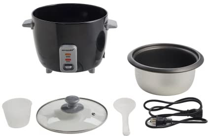 KIT 8 Cup Rice Cooker - Black
