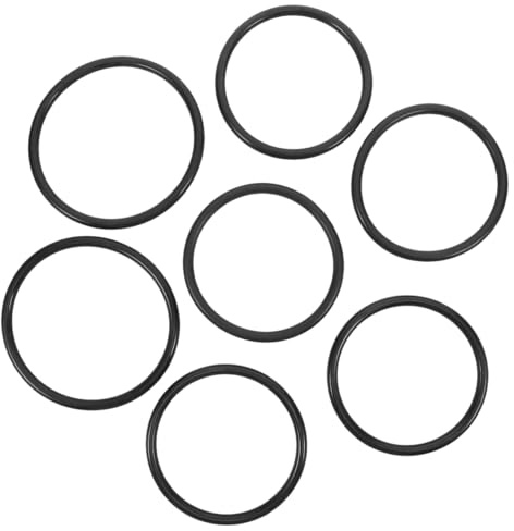 Milisten 7Pcs Crystal Singing Rubber Sound O- for Crystal Sound Yoga Meditation Singing Bowls