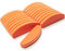 20 PCS Buffer Blocco per Unghie in Gel Acrilico, 100/180 Lime e Buffer per Unghie a Mezza Luna, Buffer per Levigatura per Smalto in Spugna a Doppia Faccia (Arancione)