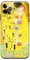 Berkin Arts Compatible with iPhone 14 Pro Max Cute Art Silicone Case Design Anti-Slip Yellow Romantic Luv Valentine Fancy Lover's Poetic Blooming Landscape Screen Protector (Kiss by Gustav Klimt)