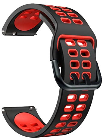 HAZELS Cinturino per orologio Polar Ignite/Ignite2/Unite Smart Watch Sostituzione Silicone 20mm Bracciale (colore: rosso, taglia: per Polar Ignite)