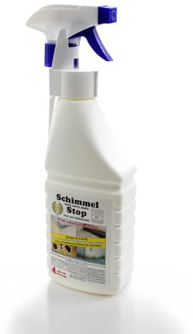 Schimmel Stop - Biozid Reiniger gegen Hausschwamm, Moos & Pilz - Das Original - Anti Schimmel Kraftreiniger (500ml)