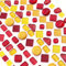 LITMIND Verschiedene orange-rote unregelmäßige Kristall-Mosaikfliesen, 266 ml, Vorteilspackung – perfekt für Kunsthandwerk, Mosaikprojekte, Heimdekoration und mehr