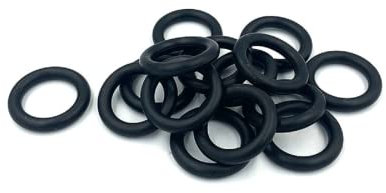 Boxonly 50 Stück Nitrilkautschuk O-Ring 8mm Außendurchmesser 4mm ID 2mm Breite Dichtungsring Metrisch Schwarz