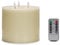 MiniSun | Large 3 Wick Bright LED Flickering Real Wax Flameless Candle Light | Candle Lights, Home Décor & Improvement Essential | Includes Remote Control