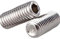 10 Stück UNC 10#-24 1/4-20 US Grob 304 Edelstahl 12,9 Schwarzer Stahl Innensechskant Innensechskant Innensechskant mit Ringspitze Madenschraube Gewindestift-1/4-20,1/4, Edelstahl 304