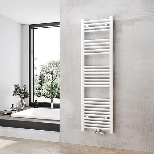 Heilmetz Badheizkörper Weiß Handtuchtrockner Heizung 1400 x 400 mm Bad Heizkörper Handtuchheizkörper Handtuchwärmer