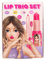 Depesche 12812 TOPModel - Lippen Trio Beauty and Me, im Model Design für Kinder, mit Lipliner, Lippenstift und Lipgloss in Pinktönen