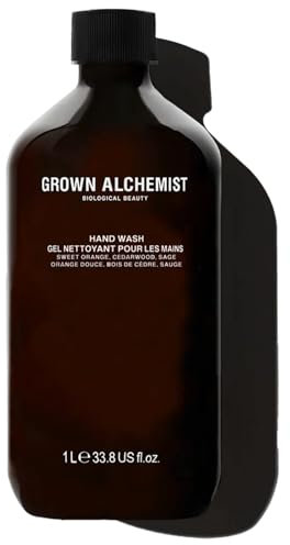 Grown Alchemist Luxury Hand Wash Refill süße Orange, Zedernholz & Salbei - Natürliche Handseife flüssig, bioaktive Botanicals für empfindliche Haut, feuchtigkeitsspendend, Flüssigseife