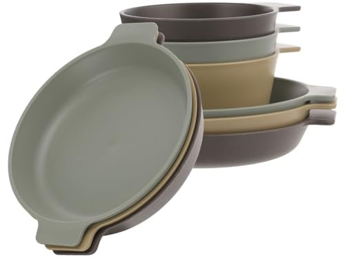 BESPORTBLE Vaisselle Plastique Assiettes Extérieur Bol De Fête Léger Vaisselle De Camping Assiettes pour Pique- Extérieur pour Patio Kit De Portable