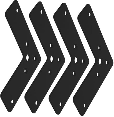 OSOLADY 4stücke Förmige Winkelverbinder Stabile Halterungen Für Möbelmontage Geeignet Für Schrank Und Andere Anwendungen