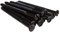 M3.5mm X 75mm Long Black Nickel Electrical Machine Screws for Light Switch Plug Socket - Pack of 10