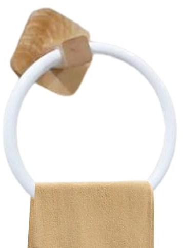 Ringhalter zur Wandmontage, für Badezimmer, perfekt zum Präsentieren und Organisieren von Ringen und Schmuckstücken, platzsparendes Design ohne Schäden an Wänden, ideal für Mode-Ent