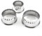 Lot de 3 emporte-pièces froissés en acier inoxydable pour faire des scones et des raviolis, ustensiles de cuisine essentiels pour boulangers