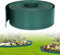 UISEBRT Rasenkante Kunstoff 10m - Lawn Edging Roll Plastic Beeteinfassung Gartenzaun Beetumrandung Rasenbegrenzung Lawn Border Garten Dekorativ (10 m x 12 cm, Grün)