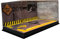 1/24 Modellauto Vitrine mit Parkplatz Diorama Und LED Beleuchtung für Sammler, Schwarz