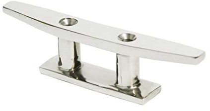 Kisangel Silberner Poller-seilhalter in Hornform Edelstahl-dockklampen 150 Mm für Boote und Den Einsatz auf See