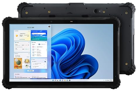 Breloom ST13-U Tablet resistente, 13.3 pulgadas con Windows 11 Pro Tablet Intel I5-1235U, 8GB+256GB, IP65 impermeable, 4G LTE/GPS/BT5.2/WiFi 6, cámara de 13MP+5MP, batería de 8000mAh (I5-1235U, 8GB+