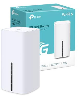 TP-Link Archer NX505 Router 5G, WLAN, 6 AX3000 Mbps, Bi Band bis zu 4,67 GB/s, 2 Gigabit-LAN-Ports + 1 WAN/LAN-Port, bis zu 64 Geräte, EasyMesh, kompatibel mit Allen SIM-Karten der Betreiber