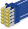 1aTTack.de Câble Réseau Cat7 Cat 7 10 GB/s SFTP - 10x 5m - RJ45 Ethernet LAN DSL Routeur Modem - Bleu