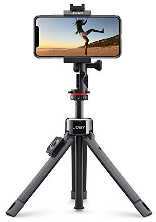 JOBY JB01534-BWW GripTight PRO Telepod, Tripod/Monopod/Selfie Stick with Ballhead, Phone and Action Cam Holder, Bluetooth Remote Control