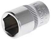GEDORE red Douille, Entraînement 1/4 6,3 mm, 6 pans, Diamètre 11 mm, Outil, R41001103, Acier chromé