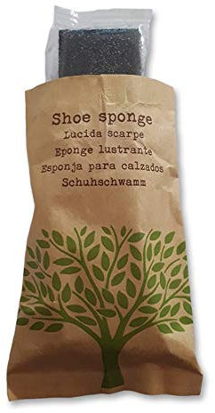 Awek.eu 100 Stück Hotel Einweg Einmal Schuhputzschwamm Schuhpflege Nature Serie Reisegröße
