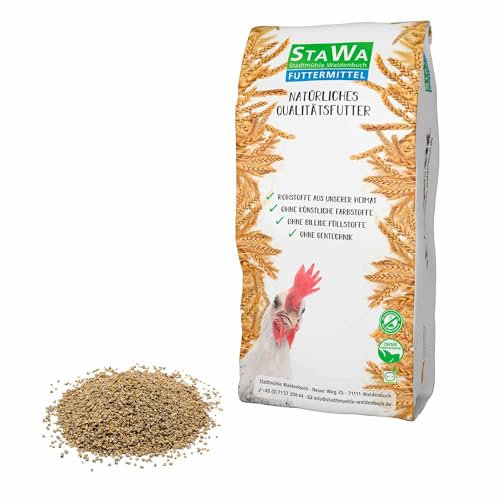STAWA Küken Brösel Alleinfutter, ohne Gentechnik, Premium Kükenstarter für sichere Aufzucht, 10 kg
