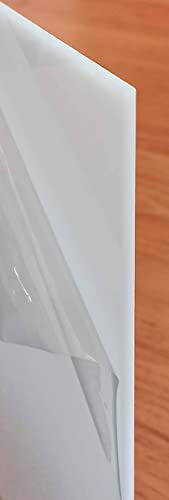GOYAPRINT Méthacrylate blanc opale 3 mm Plaque acrylique Feuille de plastique rigide blanche (1 unité 42 x 59,4 cm)