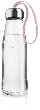 EVA SOLO | Glastrinkflasche 0,5l Rquartz | Frei von BPA, Phthalaten und Blei | Rose quartz