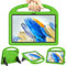 Patamiyar Funda para Niños para Samsung Galaxy Tab A8 de 10,5 Pulgadas 2022, Ligera Prueba Golpes Niños con Agarre y Soporte para Galaxy Tablet A8 de 10,5 Pulgadas (SM-X200/X205/X207)-Verde