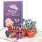 Leenou Happy Birthday Karte,Pop-up Geburtstagskarte Geschenkbox Design 3D Geburtstagsgrusskarte Geburtstagskarten mit Umschlag fuer Kinder Mama Papa Frau Mann Kollegen Freunde Geschaeft