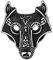 FaithHeart Edelstahl Viking Brosche für Herren Jungen Nordischer Wikinger Stil Wolfkopf Brosche mit Geschenkebox für Freunden Ehemann