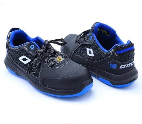 OMP Unisex Omps90014817 Arbeitsschuhe, Grau Blau, 48 EU