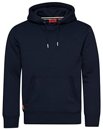 Superdry Herren Sudadera Con Capucha Kapuzenpullover, Rich Navy Marl, XXL