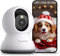 blurams Telecamera Wi-Fi Interno,2K Videocamera Sorveglianza,Rotazione a 360°,Visione Notturna, Rilevamento di movimento/suono,Audio Bidirezionale Compatibile con Alexa(solo 2,4 GHz)