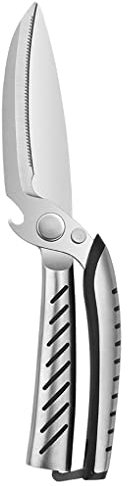 Kitchen Scissors, Kitchen Knives Scissors Japanese Chef Knife 3 in 1 Removable Powerful Chicken Scissors for Kitchen Fish Cutter Stainless Knife