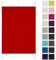 Rettika Plissee ohne Bohren, Plissee klemmfix, Rot, Breite: 125 cm, Höhe: 100 cm, Fensterrollo Sonnenschutz, Plisseerollo innen, Rollo für Fenster ohne Bohren