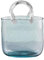Vase en Verre pour Fleurs, Vase en Verre avec Un Design élégant, Vases en Verre, Bol à Poisson, Vase en Verre Transparent avec Poignées en Forme de Sac à Main pour Centres de Table,(#2)