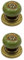 2 Pack Antique Cabinet Knobs Vintage Ceramic Drawer Pulls Furniture Door Knobs Round Single Hole Cupboard Knobs with Screws Wardrobe Handles for Dresser Cabinet,Decorative (A,Green)