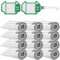 Arcets Kit 12 Sacchetti in Microfibra compatibile per Folletto VK7S VK7 FP7S FP7-12 Sacchetti Aspirapolvere + 2 Filtro Motore