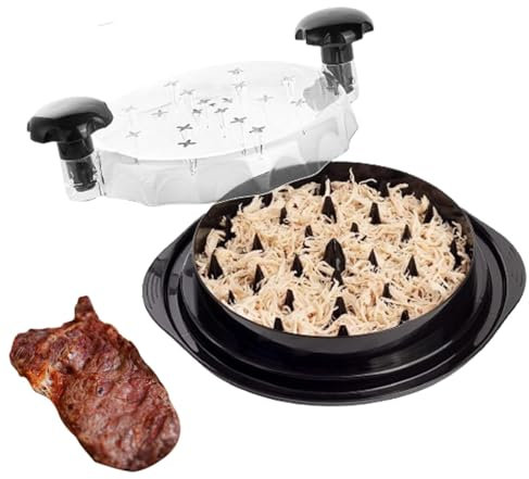 Fleischzerkleinerer Werkzeug Twist Mit Ergonomischen Griffen & Rutschfestem Boden, Große Hühnerbrust Shredder Maschine, Spülmaschinenfest, Hitzebeständig, Zerkleinerer Für Pulled Pork Chicken