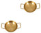 PRETYZOOM 2 Pièces plancha en acier inoxydable casserole anti-adhésive poele electrique poêle electrique wok à induction wok de camping marmite à soupe en acier inoxydable marmite coréenne