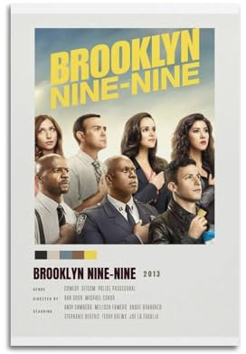 nshdahns Brooklyn Nine-Nin-Poster, Wandkunst, Vintage-Kunst, Raumdekoration, ästhetisches Schlafzimmer-Poster für Schlafzimmer, 30 x 45 cm, ungerahmter Stil