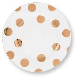 Pip Studio Dot Delight Frühstücksteller weiß-Gold 23cm