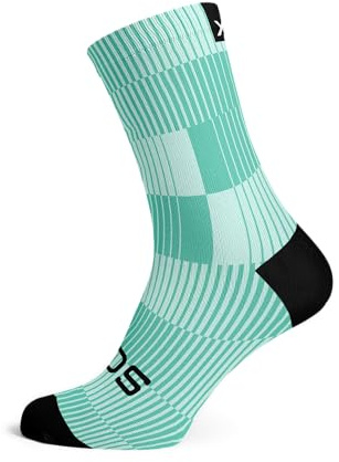 Sox Footwear Slight Turquoise Crew Socks