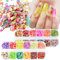 GZMAYUEN 2 Boxen Polymer Obst Scheiben 3D Mini Obst Polymer Scheiben Obst Ton Scheiben Charms Nail Art Dekoration für DIY Handwerk Harz Schleim Handy Dekoration
