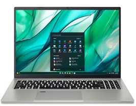 acer Aspire Vero Laptop, pantalla de 16 pulgadas 1920 x 1200 píxeles, Intel Ultra 5 125U 12 núcleos, 8GB LPDDR5+ 2TB SSD, Win11 Home, HDMI 2.1, Wi-Fi 6E, Thunderbolt 4, teclado retroiluminado, lector